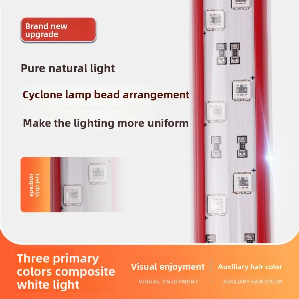 

Fish Tank LED Light Strip LED Aquarium Light Submersible Glass 26-172cm Help Red Scleropages Ornamental Fish Increasing Color