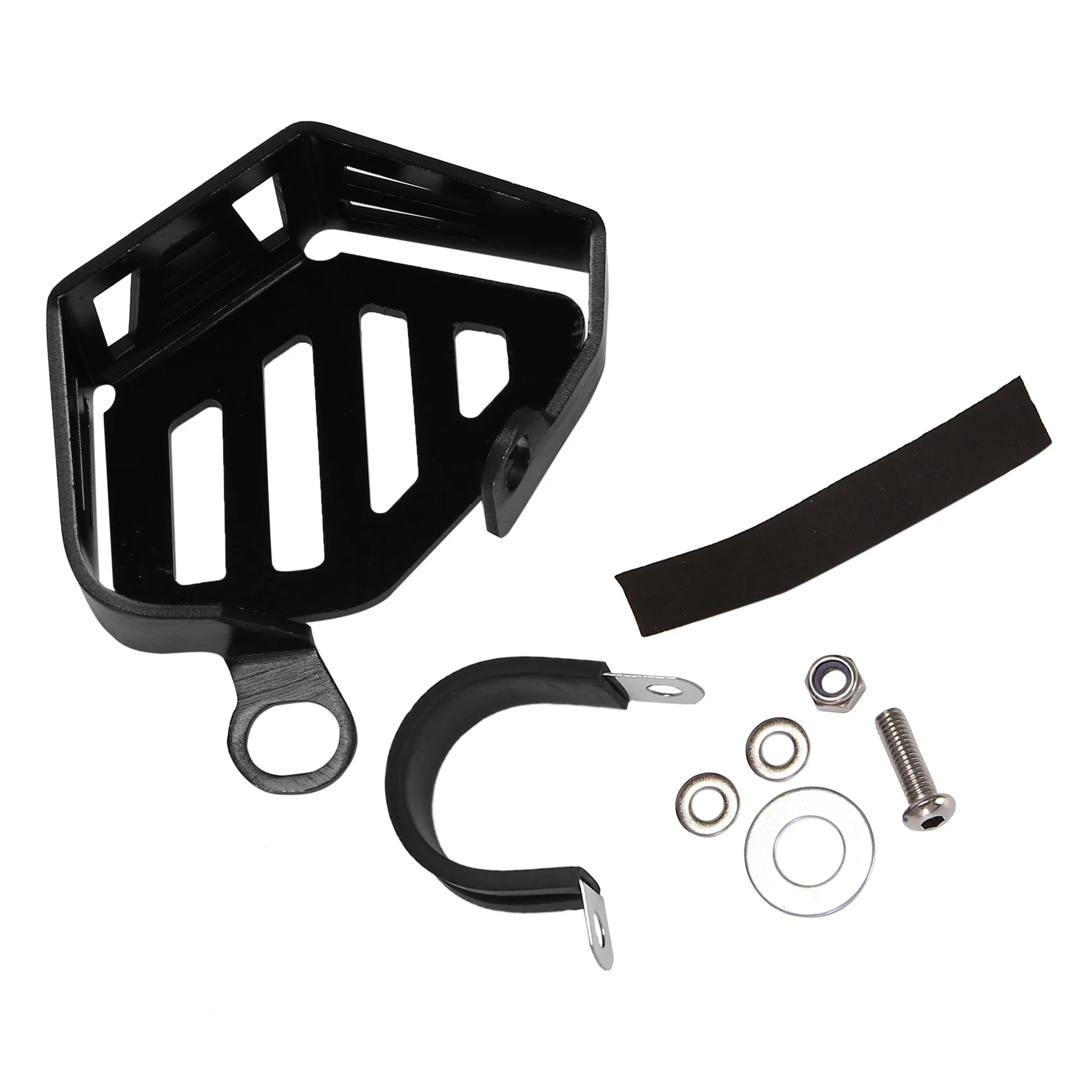 Black Front Brake Reservoir Clutch Oil Cup Guard Protector Cover For R1200GS R1250GS Adv