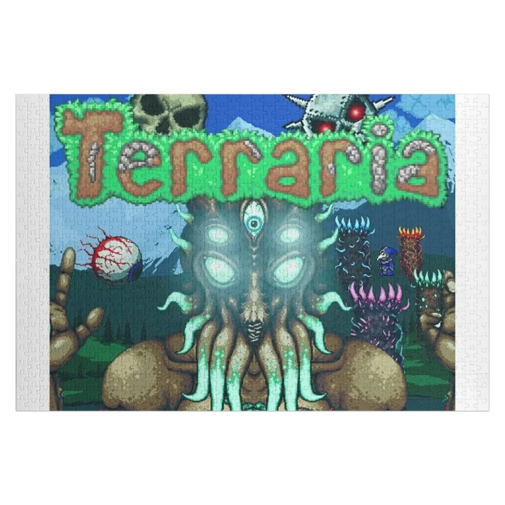 Terraria – Indie-Spiel-Puzzle, Holz, für Erwachsene, individuelles Spielzeug für Kinder, Zoll mit Fotopuzzle