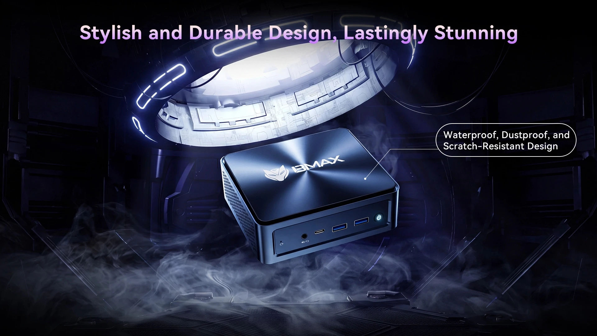 Bmax B10 Power Mini Pc Intel Core I9-13905H 24Gb RAM 1Tb SSD Wifi Bluetooth USB HDMI Type-C Windows 11 Pro