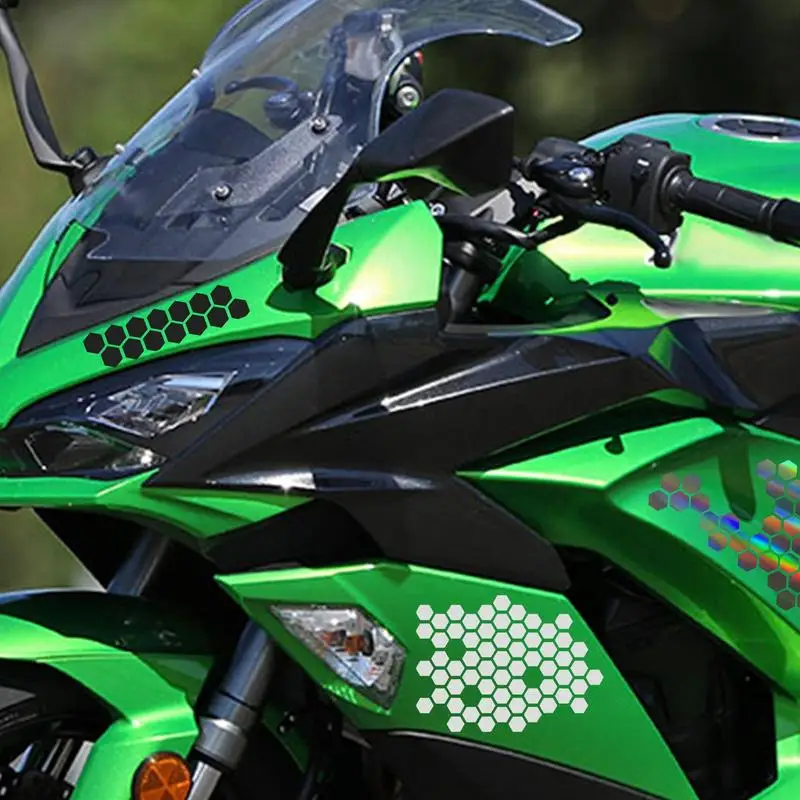 Reflective Bikes Stickers Waterproof Motorcycle Reflective Tape Reflective Helmets Stickers Versatile Reflector Stickers