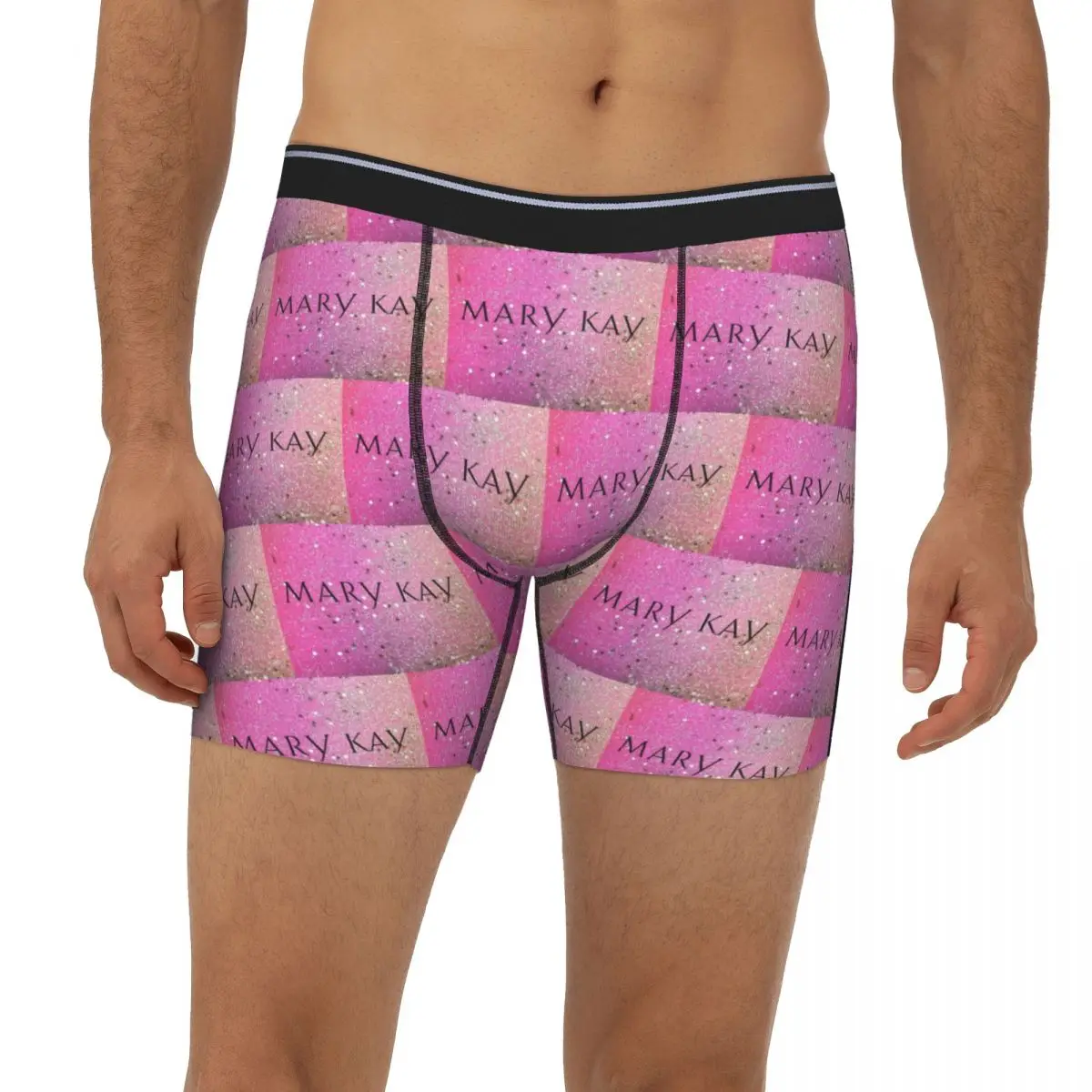 

Длинные трусы-боксеры Mary Kay, короткие мужские трусы, удобное нижнее белье для мужчин, подарки бойфренду