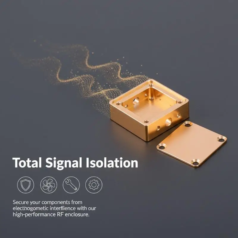 With FOR SMA Connector For Stable And Reliable Electromagnetic Shielding Aluminum RF Shield Enclosure Box
