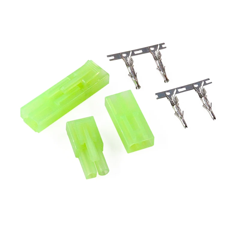 

Small EL-2p Tiangong Head Distance 4.5mm Male and Female Rubber Shell Connector Terminal Model Airplane Toy Air Pair Plug