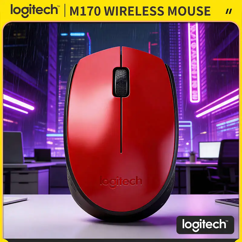 

Logitech M170 Wireless Mouse 2.4GHz Connection 12-Month Battery Compact 1000DPI 10m Range Ambidextrous