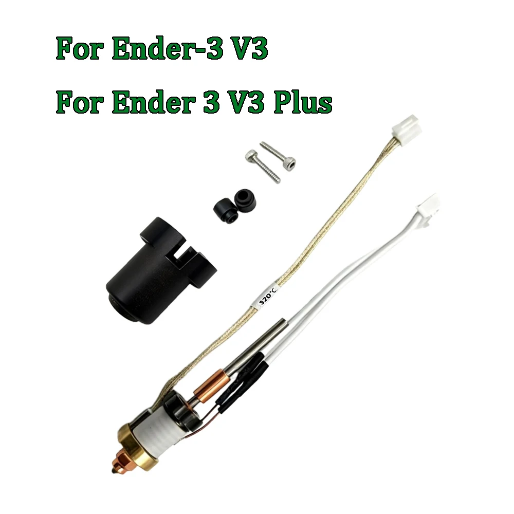 

Комплект Hotend для Ender 3 V3, высокоскоростная универсальная встроенная биметаллическая насадка Hotend для печатающей головки Ender-3 V3 Plus, детали 3D-принтера