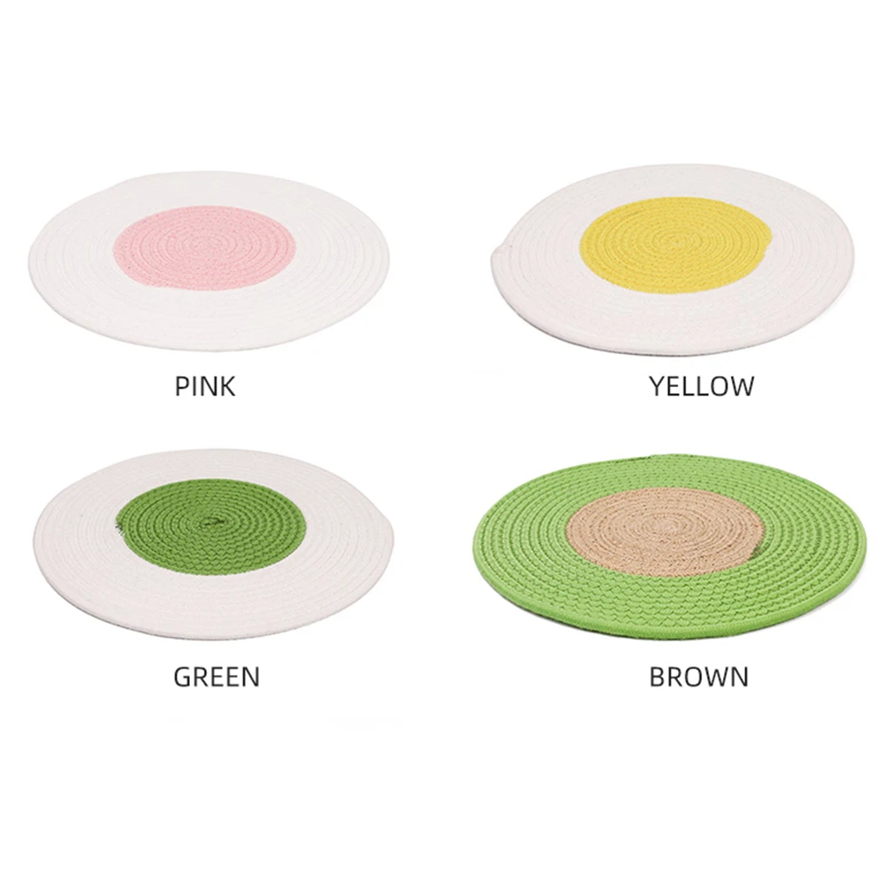 

Claw-grinding Cat Pad Sleeping Mat Claws Supplies Knitted Scratching for Indoor Cats