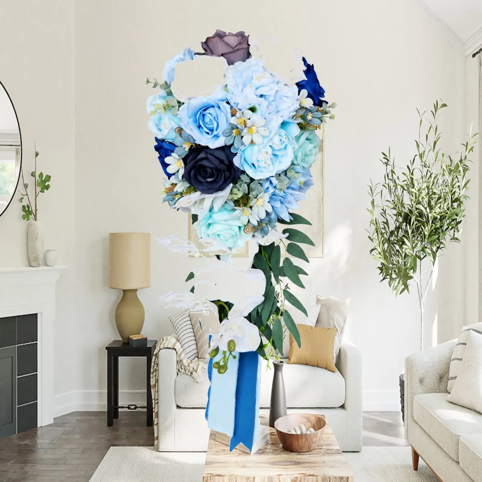 silk-flower-bridal-bouquet-ice-blue-teardrop-cascade-wedding-bouquet-for-bride-hand-carry-ceremony
