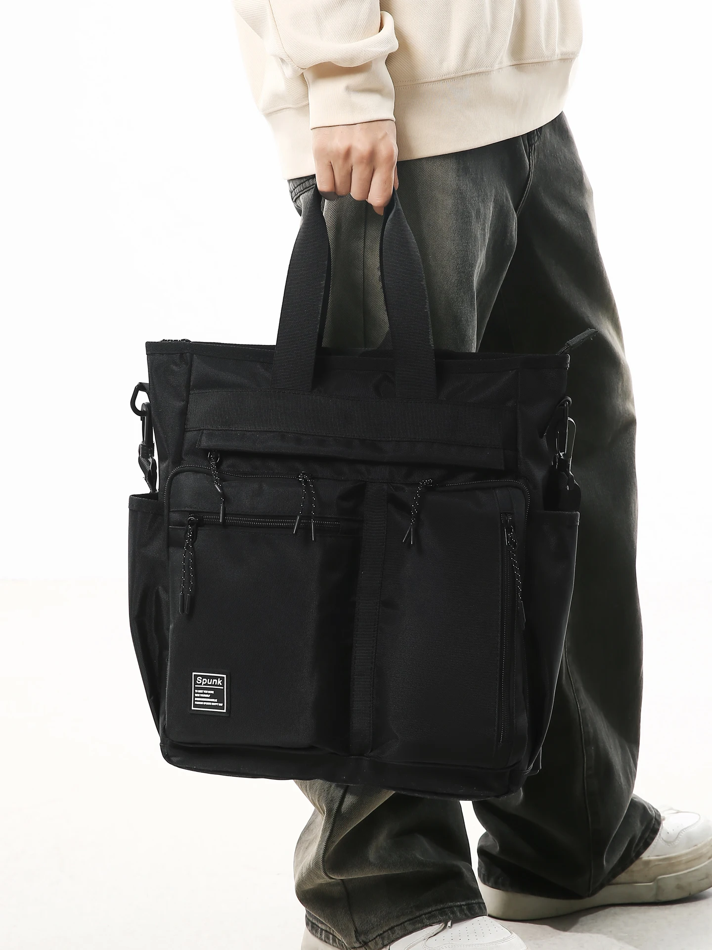 

Уличная модная дорожная сумка через плечо, новинка 2025, универсальная сумка через плечо, уличная нейлоновая сумка большого размера