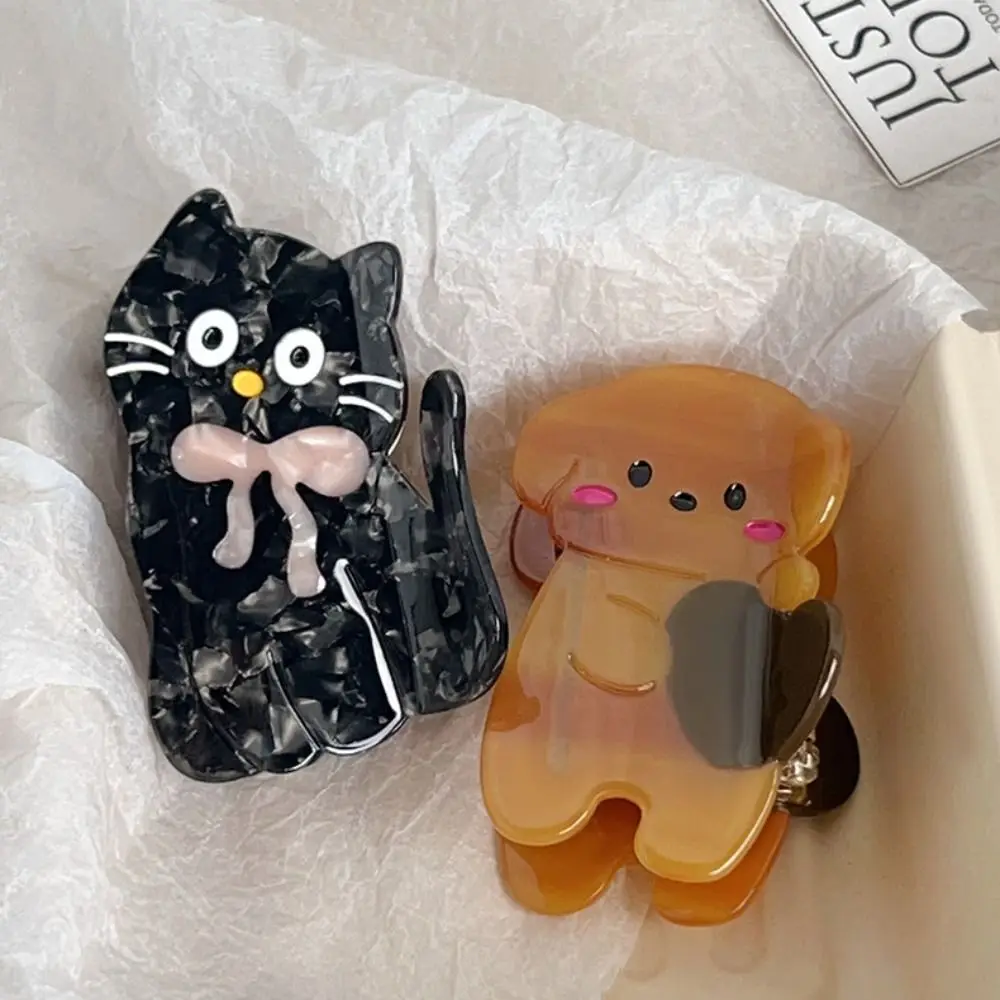 

Милая уксусная кислота, ацетатная кошачья шерсть, коготь, щенок, кролик, мультяшная заколка для волос, аксессуары для волос, головной убор, заколка в виде акулы, ежедневная