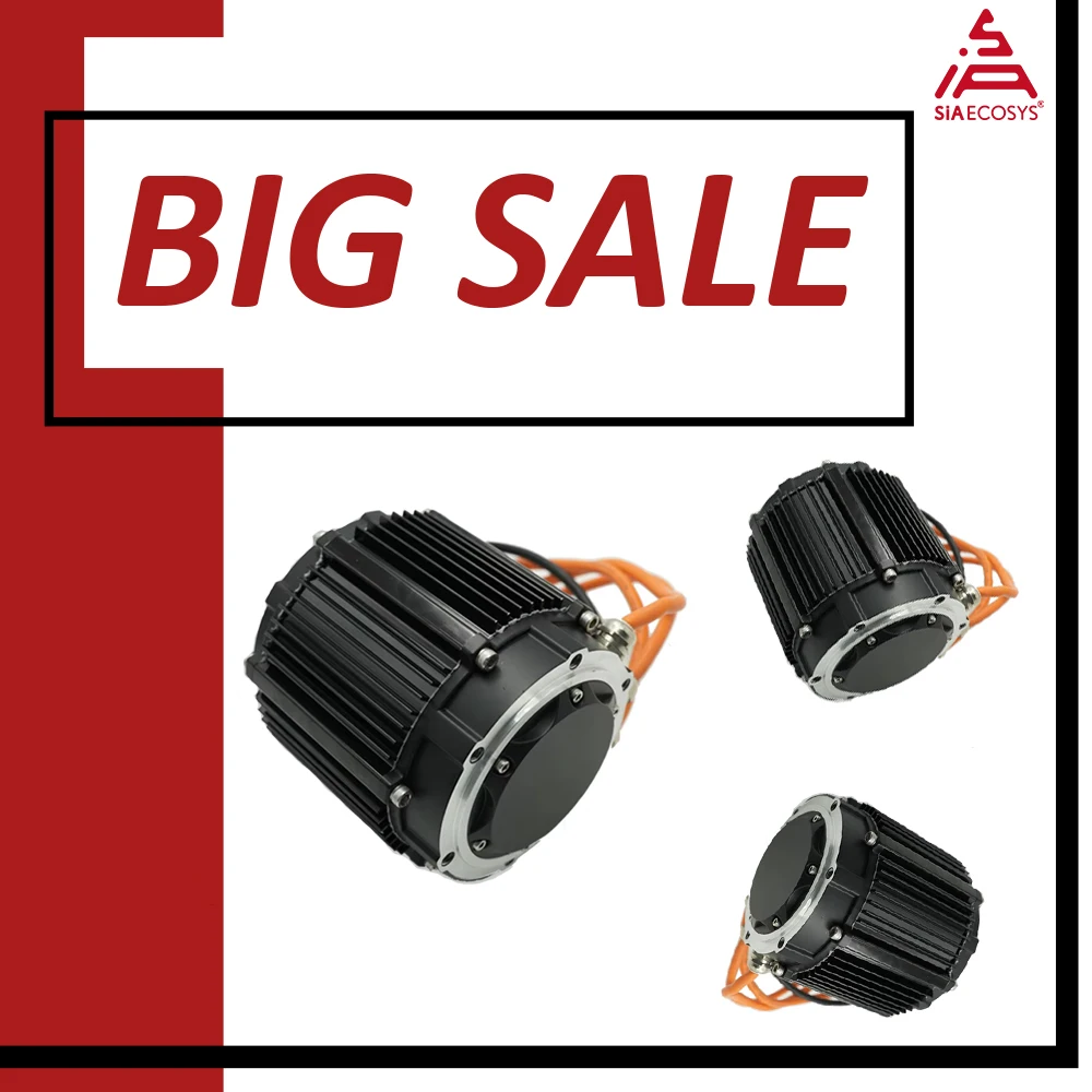 SiA138 60H 2500W mid Drive Motor Peak 6000W 60N.m with 428 14T Sprocket High Power Electric Vehicle DIY Upgrade for E-Scooter