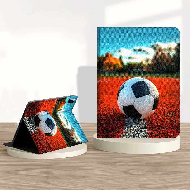 تصميم عصري لكرة القدم لهاتف Xiaomi Redmi Mi Pad 4 5 6 6s 7 8 SE Pro 2 11 Plus Max 12.4 11 11.2 12.5 8.7 بوصة حافظة تابلت #5