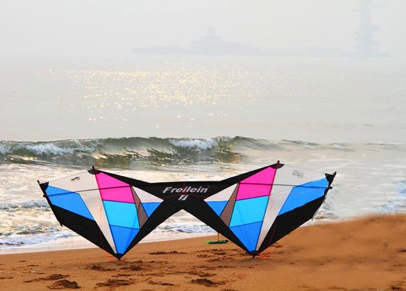 Freilein-quad line stunt kite, frete grátis, cerf volant, frete grátis