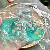 Squishy Stress Balls Cube - Ocean Sensory Fidget Toy Slow Rise Squishy Toys for Kids and Adults Squeeze Relax Gift 2