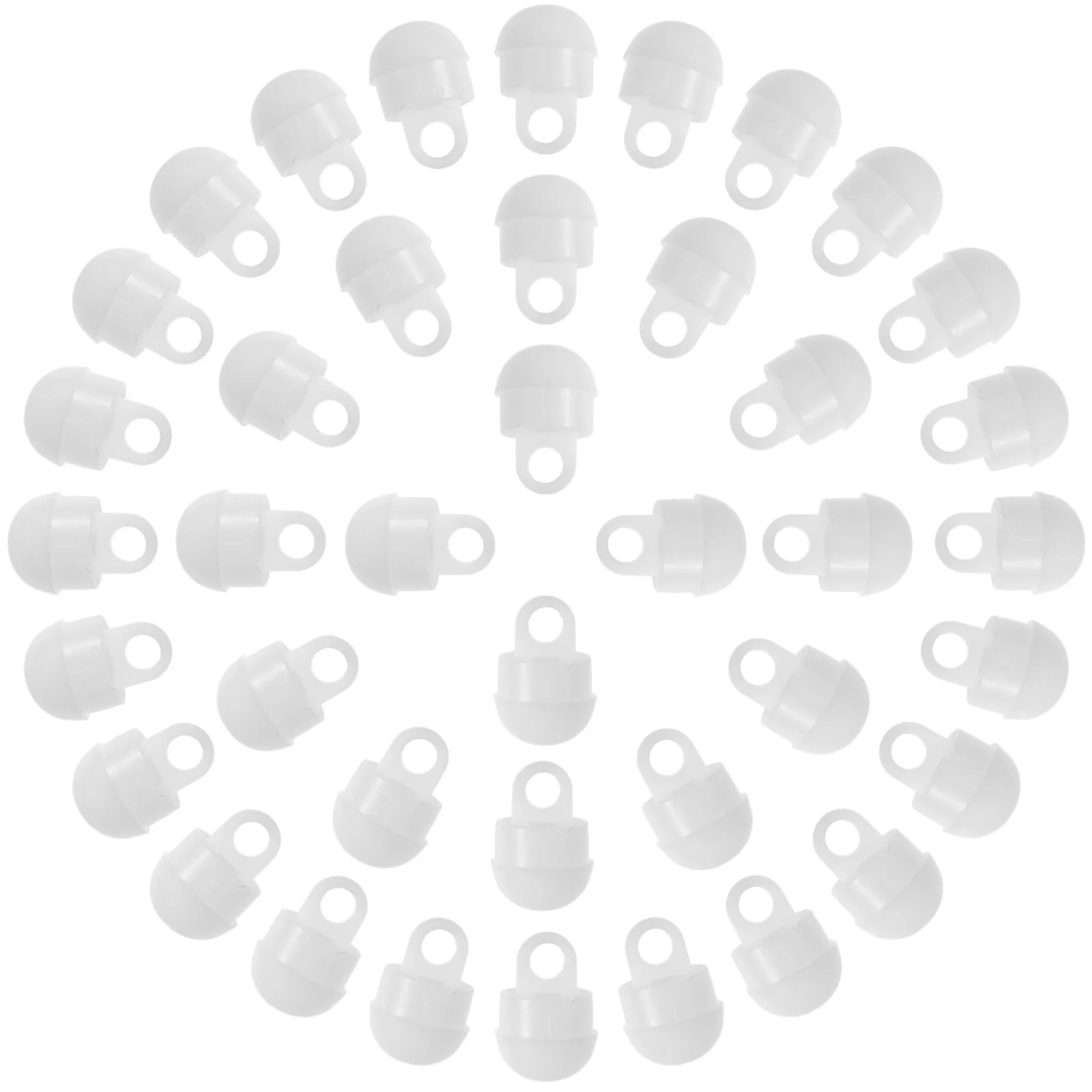 

100Pcs Solar Garden Lights Accessories Plastic Lawn Light End Cap for Ground Stakes Outdoor Landscape Yard Lamp Decor Plug