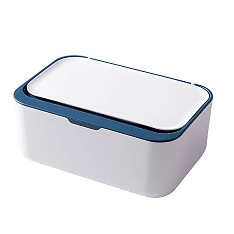 Wet Wipe Dispenser,Baby Napkin Storage Box Holder Container Dust-Proof Wet Tissue Box For Home, Office