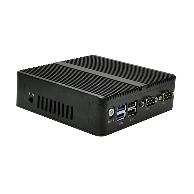 

Mini host quad core j4125 microcomputer minipc dual network dual string fanless linux small host