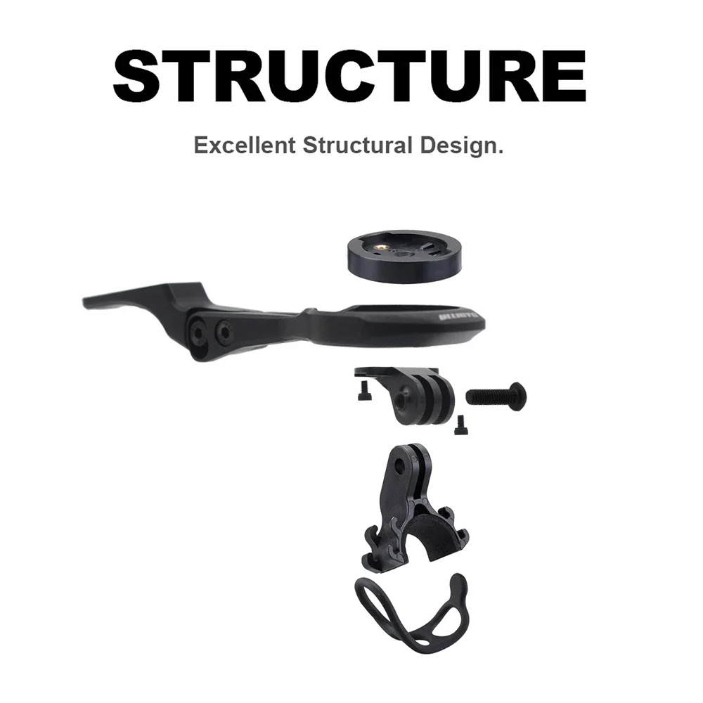 Voor Syncros Creston Ic Sl Aero Geïntegreerde Stuur Cockpit Computer Mount Compatibel Met Gps/Garmin/Bryton/Wahoo Aluminium Allo