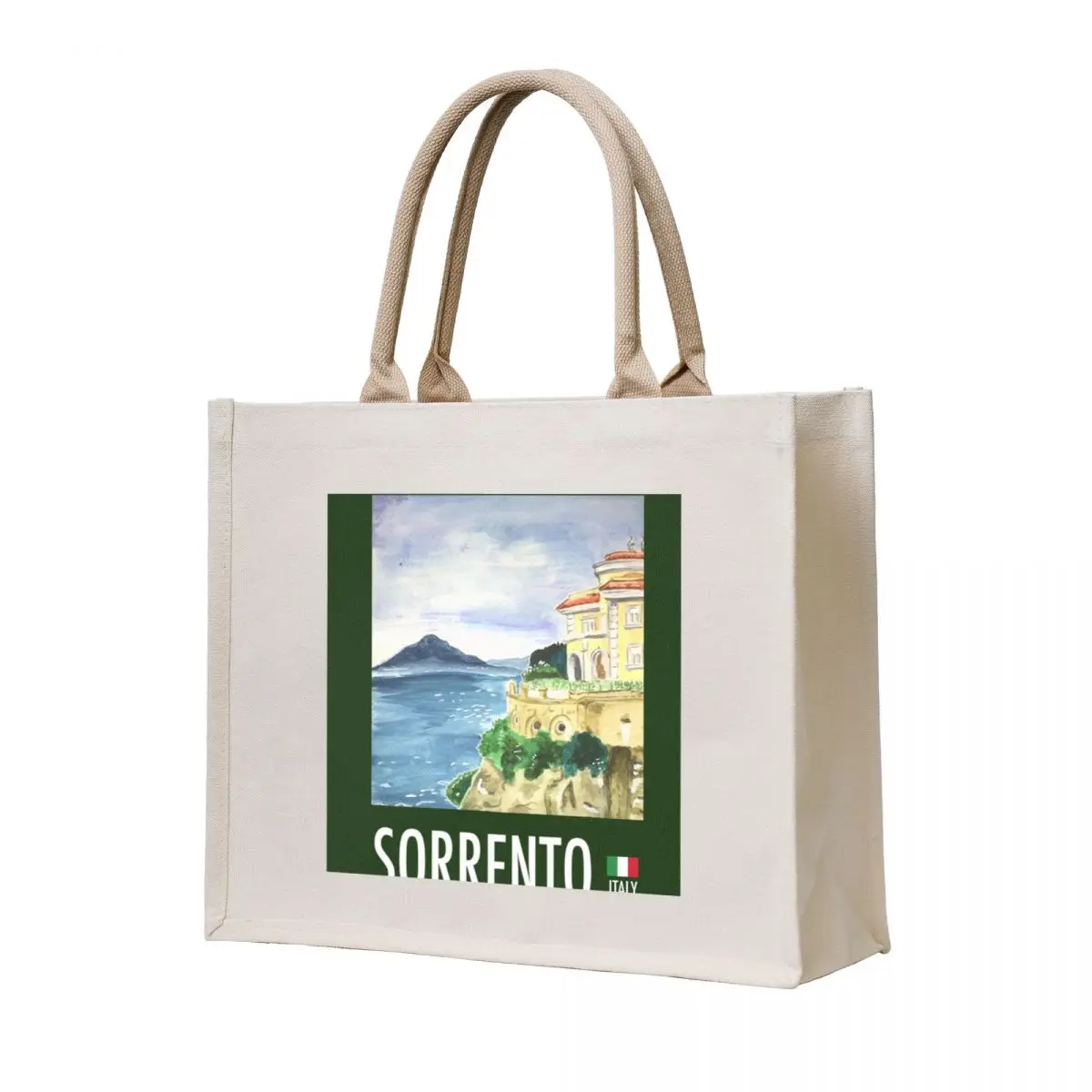 

Vintage Travel Poster: Sorrento Tote Bag tote bag university canvas shopping bag Lady bags