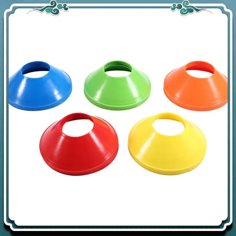 

A65G-Small Logo Plate Round Mouth Football Ball Cylinder Practice Football Training Logo Plate