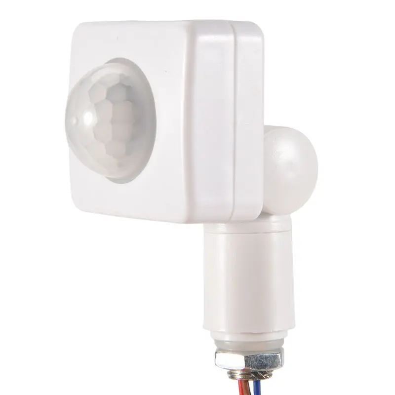 A01E-High Quality Automatic PIR 85-265V Security PIR Infrared Motion Sensor Wall LED Light Outdoor 160 Degrees