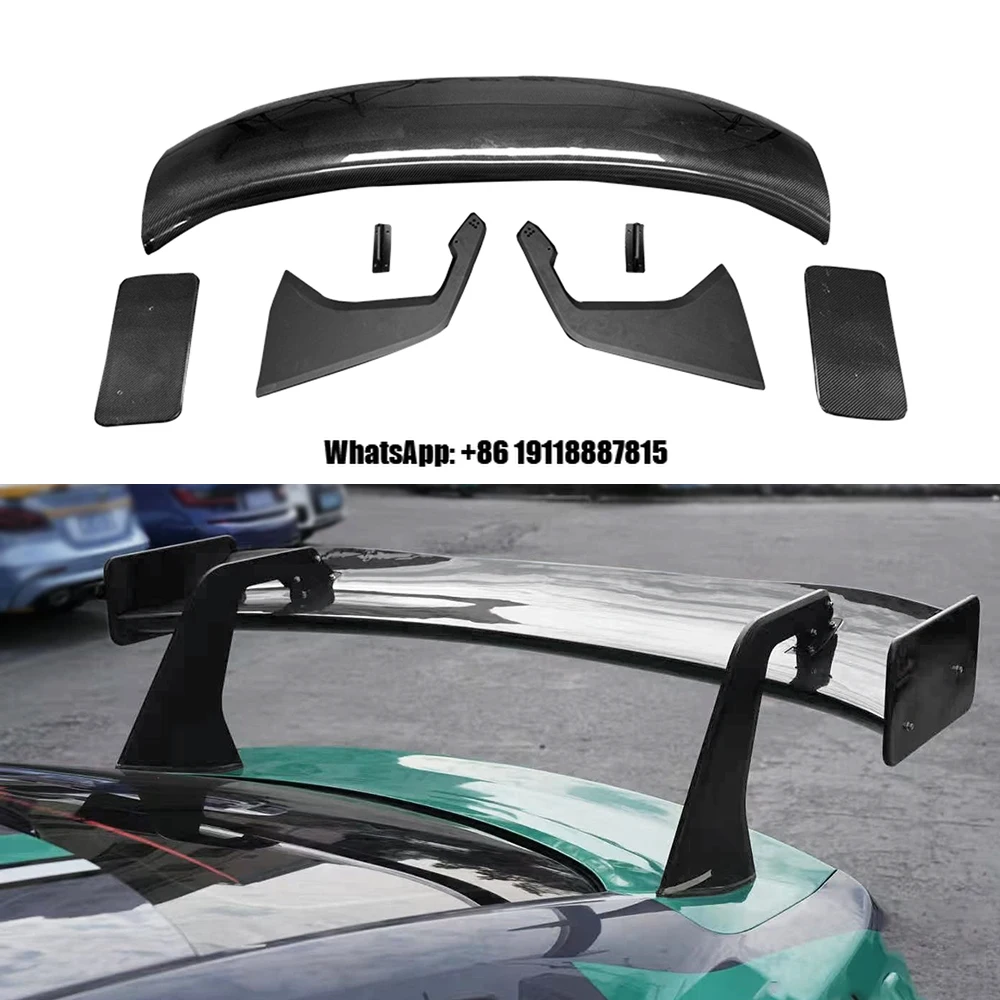 

Carbon Fiber GT style Rear Trunk Spoiler Wing for 2015-2023 for Ford Mustang Gloss