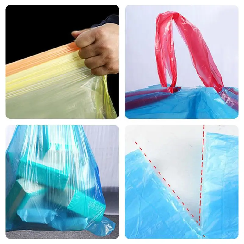 Bin Bags Drawstring Waste Bag Anti-Drip And Leak-Proof Drawstring Garbage Can Liners For Offices Home And Living Room