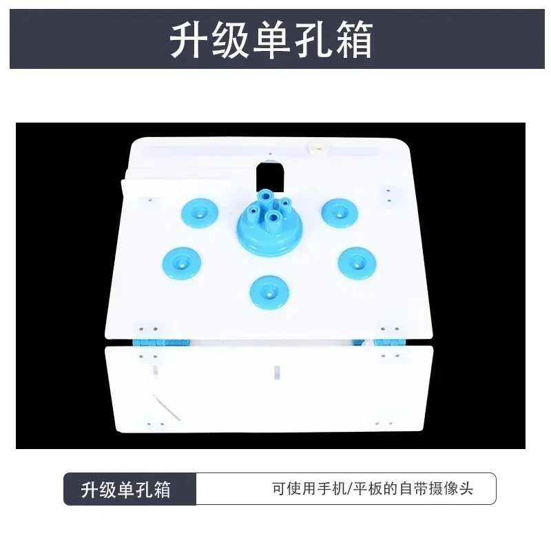 

Laparoscopy. Uterine and abdominal surgery simulation trainer equipment, automatic table, full set of training institutions