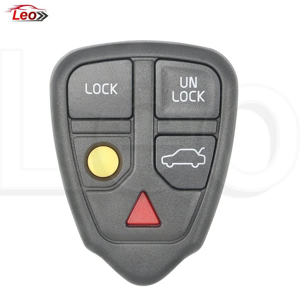 Leo car remote key shell for VOLVO S40 S60 S70 S80 S90 V40 V70 V90 XC70 1998 1999 -2005 5button