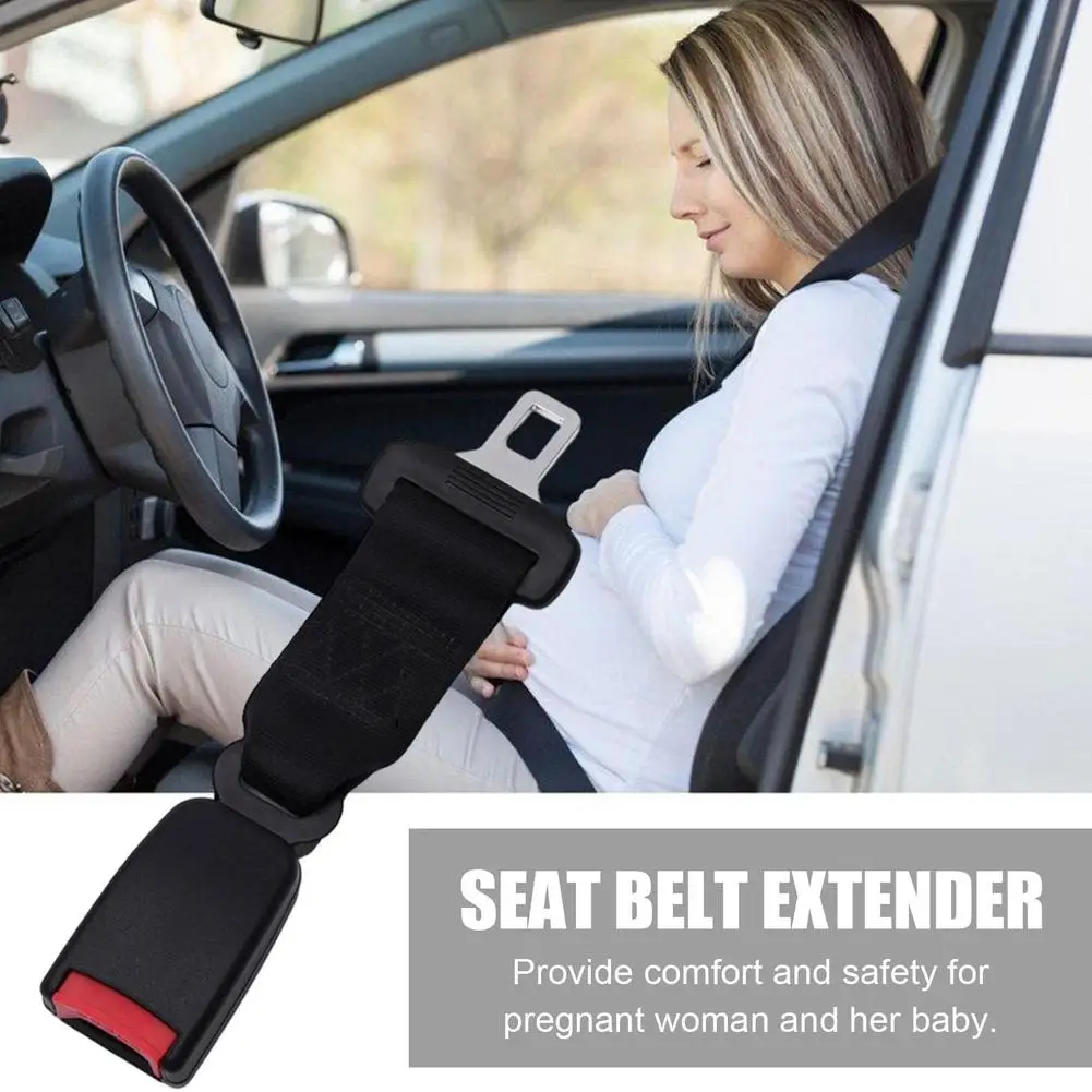 Universal Car Safety Belt 29CM Seat Belt Extension Plug Clip Adjustable Universal Seatbelt Buckle Child Lengthening Extende O7T7