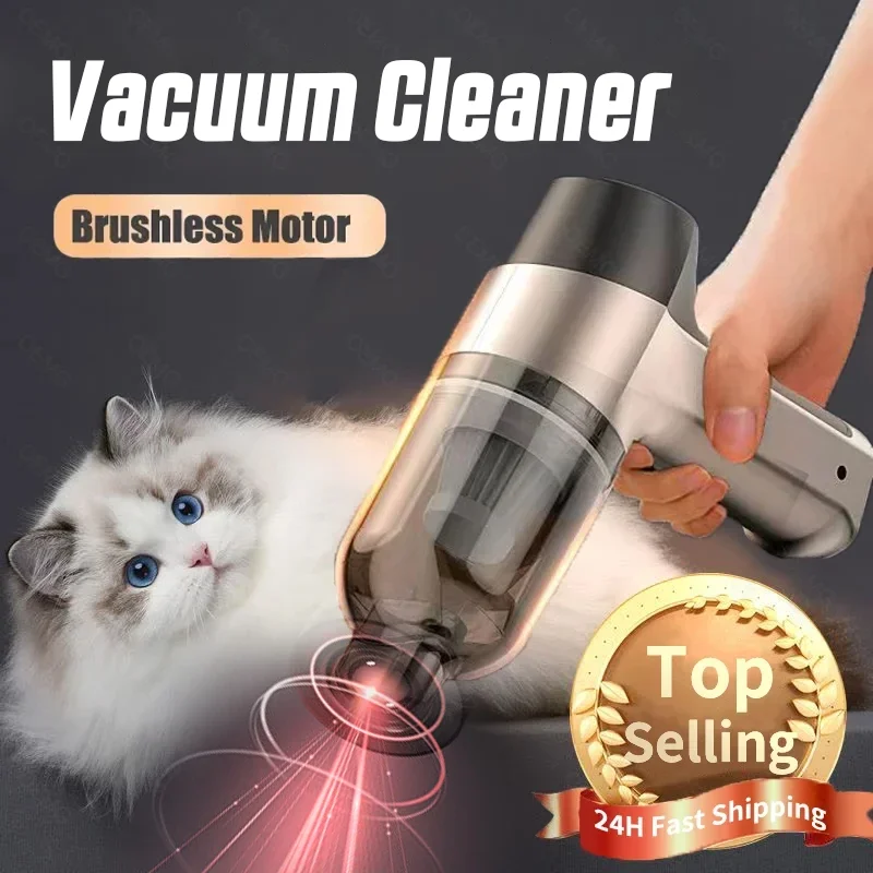 CENRR 150000PA Car Vacuum Cleaner Handheld Vacuum Cleaner Portable Strong Suction Wireless Poweful Car Cleaner Home Appliance