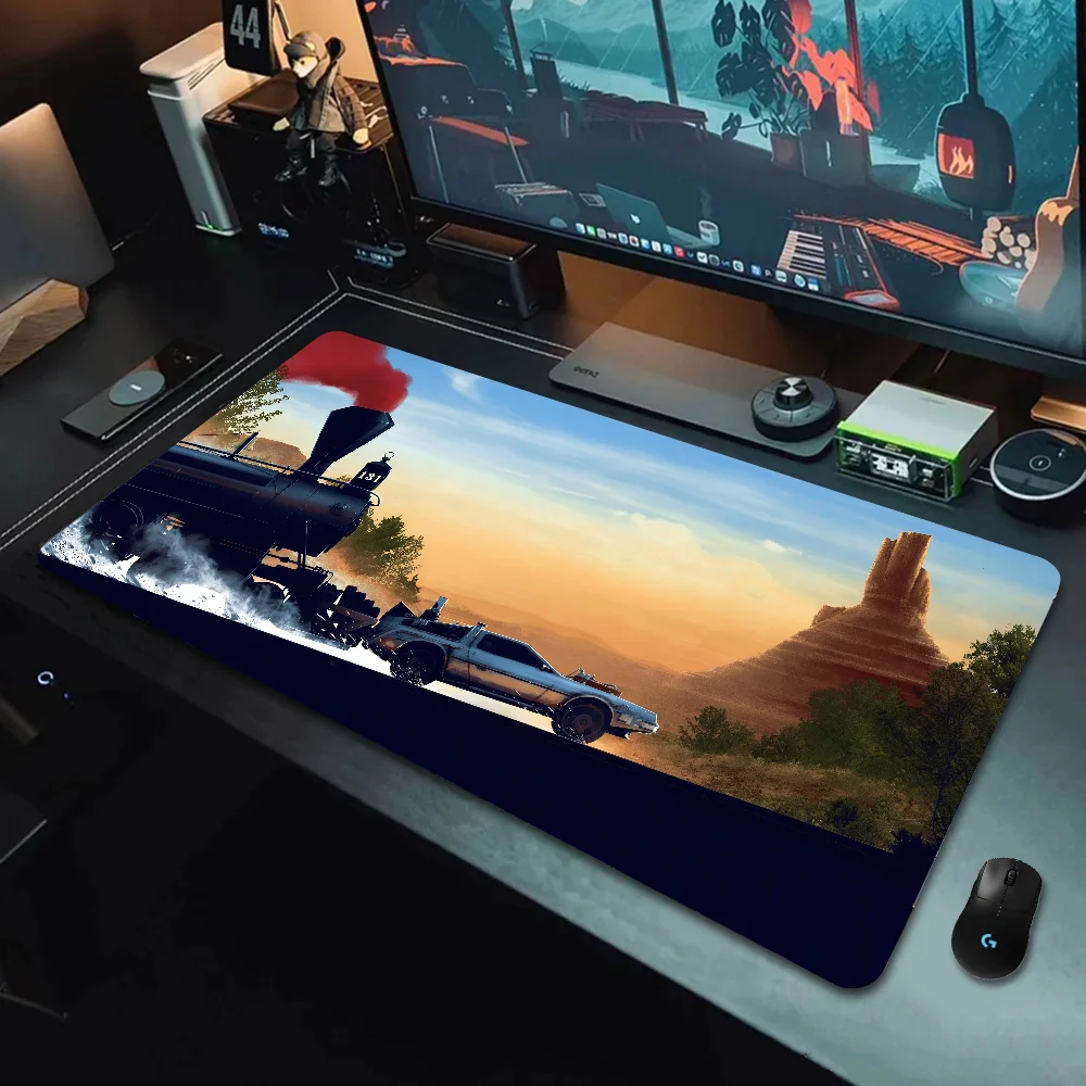 Popular Movies Back To The Future Mousepad Mouse Mat Desk Mat With Pad Gaming Accessories Prime Gaming XXL Keyboard Pad Stitch P