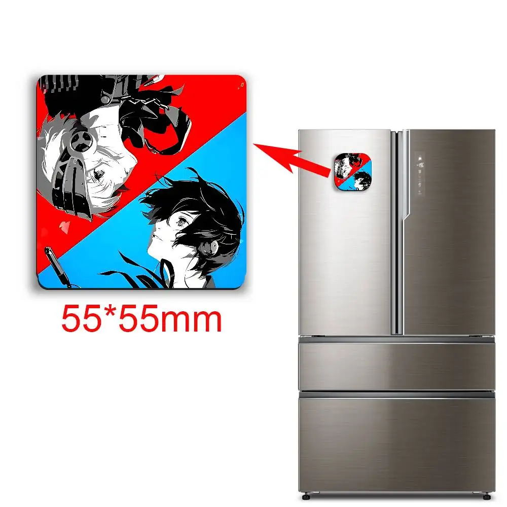 Grand Upgrade P3R Persona 3 Reload Magnetic Sticker Fridge Magnets No Falling Off Fit for Refrigerators All Metal Surfaces