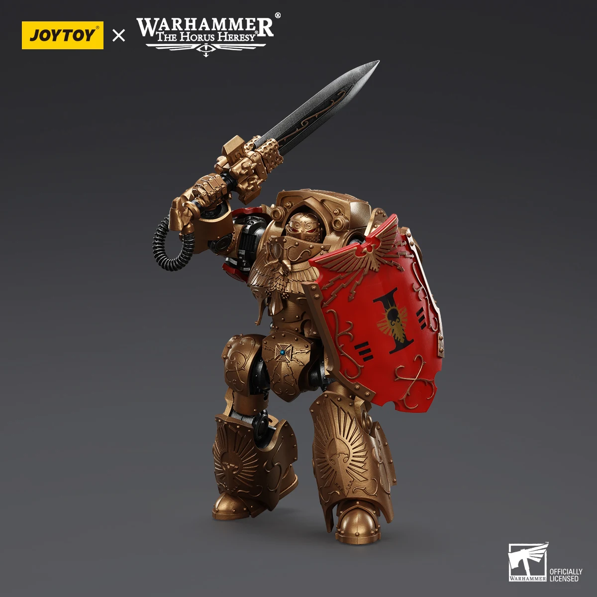 JOYTOY Warhammer The Horus Heresy Legio Custodes Action Figure Contemptor-Galatus Dreadnought Figurina mobile congiunta Modello anime