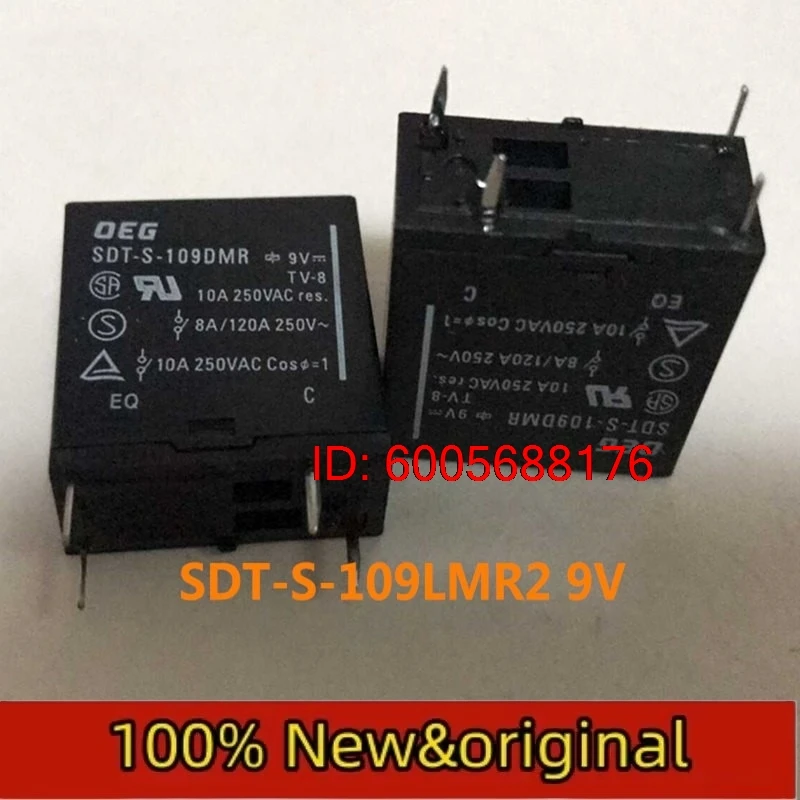 5pcs New Relays SDT-S-109LMR2 SDT-S-109LMR DIP-4 10A 9VDC Power Relay