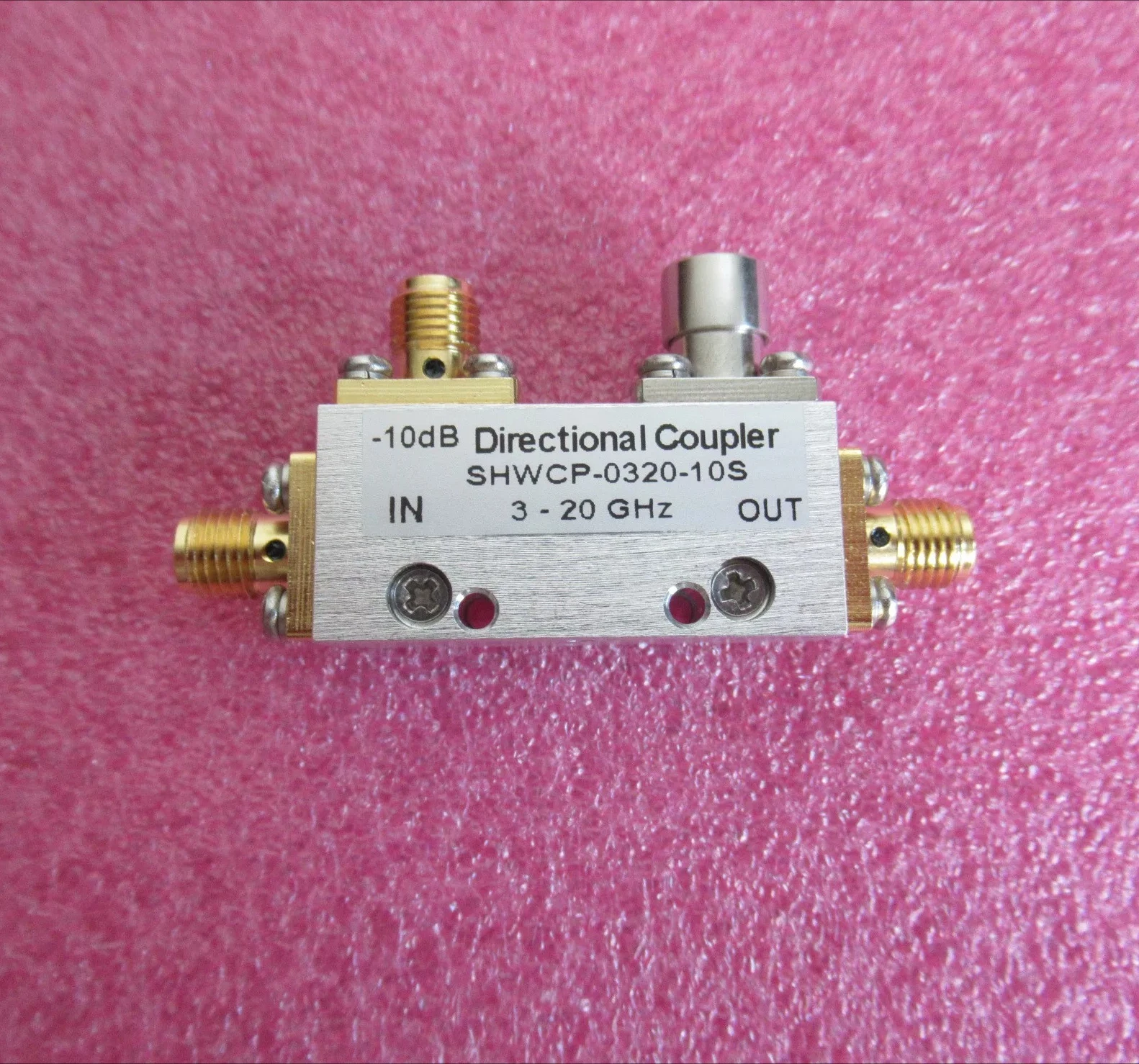 3-20GHz 10dB Female 50W Microwave, Coaxial Directional Coupler Accessories