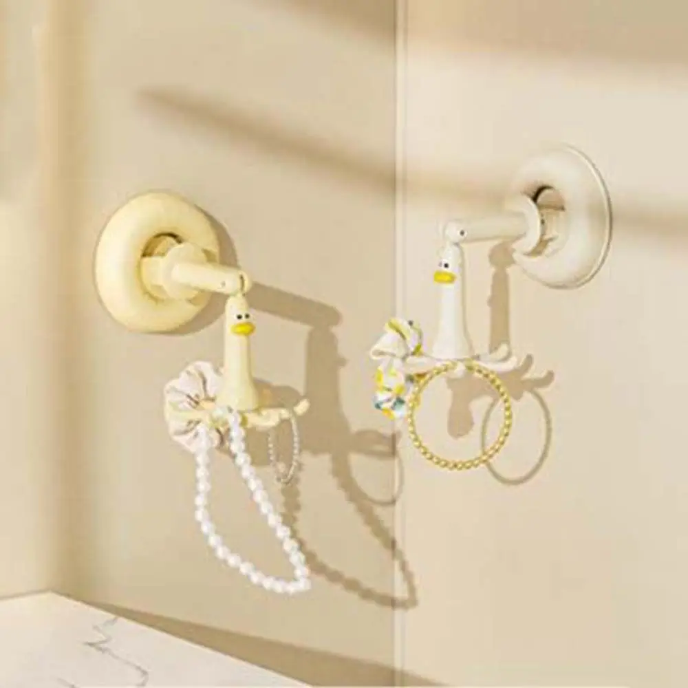 2Pcs Plastic Suction Cup 360° Rotating Hook Wall Mounted Traceless Six Claw Hook Save Space Punch-free Kitchen Utensil Holder