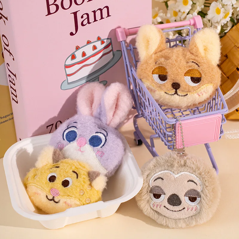 Zootopia Nieuwe Anime Periferie Lightning Judy Leopard Officier Nick Wilde Leuke Fun Cartoon Pluche Pop Sleutelhanger Decoratie Meisje Gift