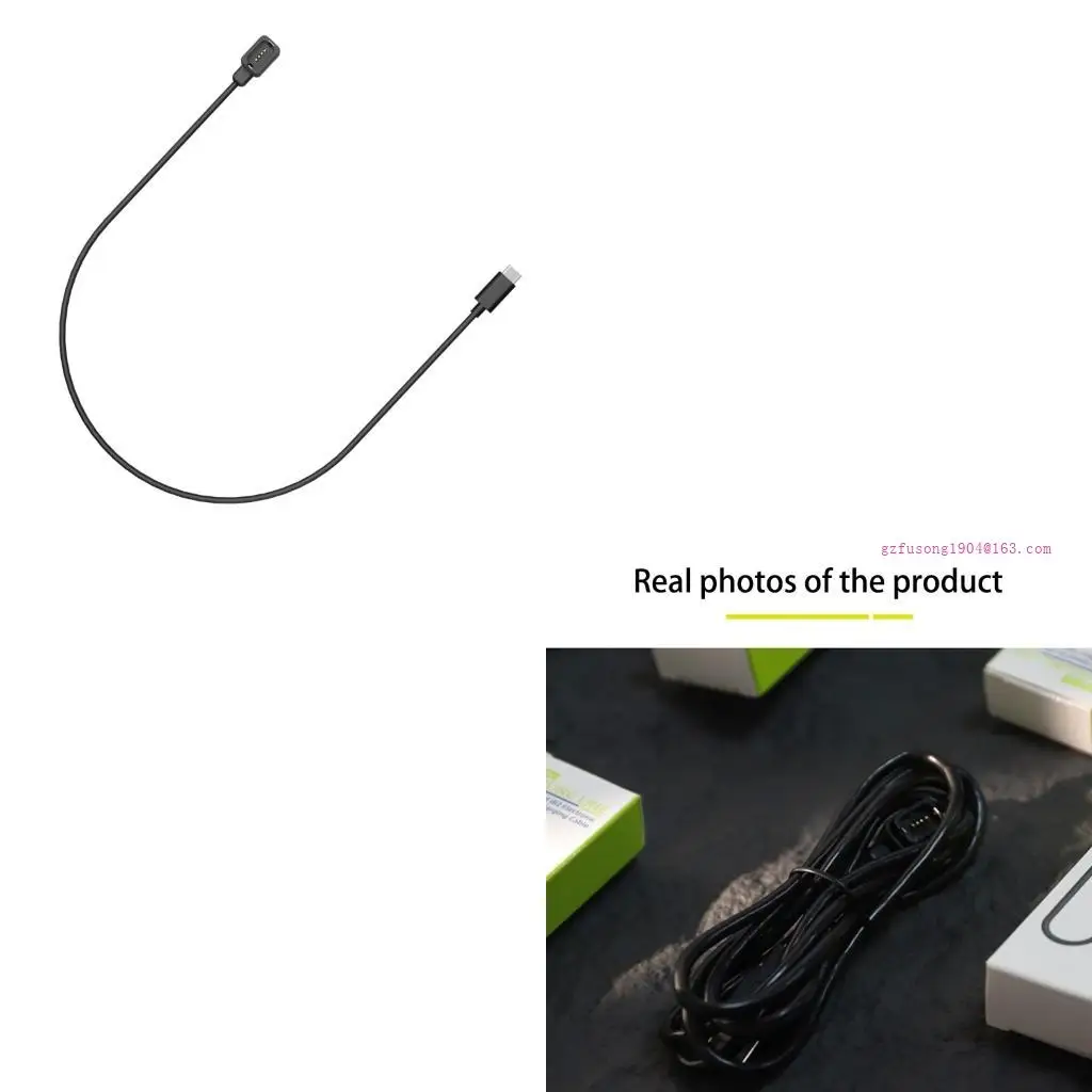 

Premium Metal Contact Charging Cord With LED Indicators Durability Charging Cable Outdoor Cycling Gear D5QD