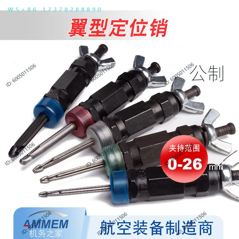 Extended Wing Locator Pin Aircraft Piercing Clip Metric Aircraft Hexagon