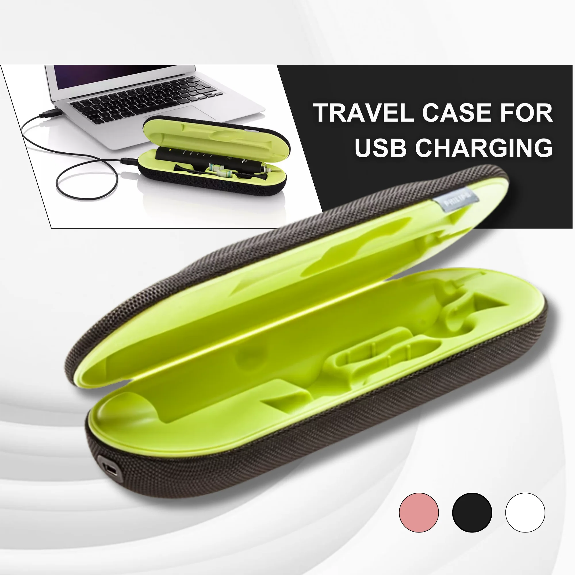 

Philips Sonicare usb charging travel case, suitable for 9900 Prestige electric toothbrush handle
