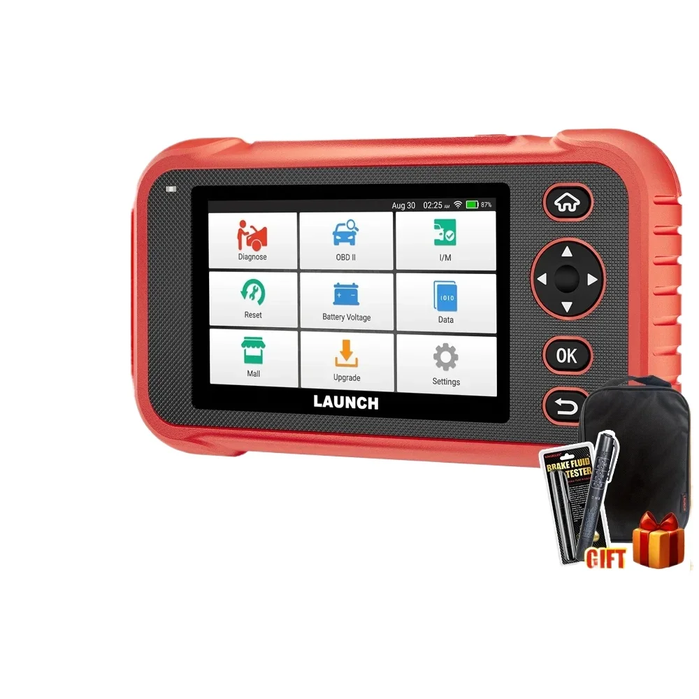 وصل حديثًا أدوات تشخيص النظام الكامل للسيارة X431 CRP129E PLUS مع 8 خدمة إعادة الضبط obd obd2 Auto VIN Scan Battery Test