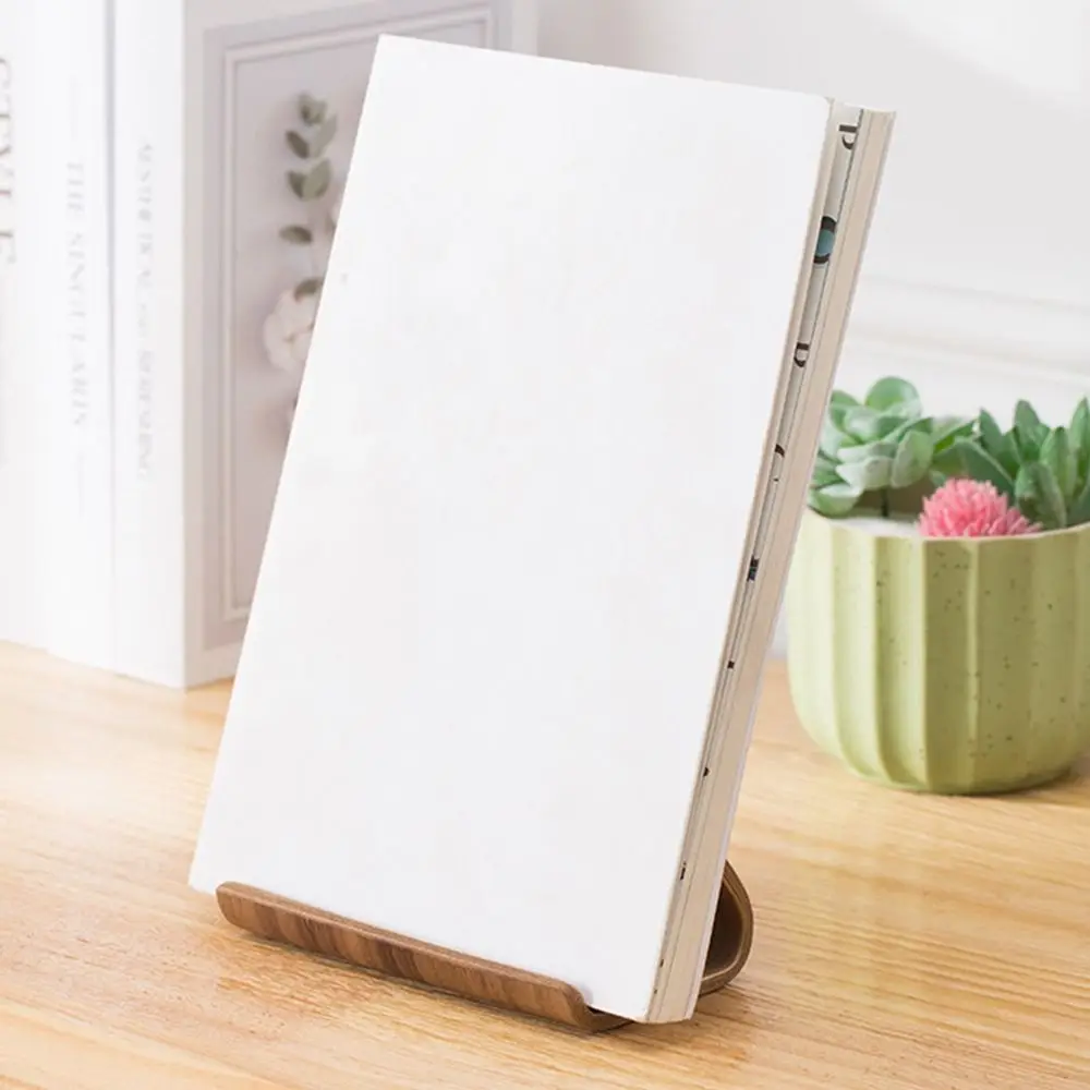 Creative Wood Mobile Phone Holder Portable Durable Wooden Phone Bracket Lightweight Practical Mobile Phone Stand