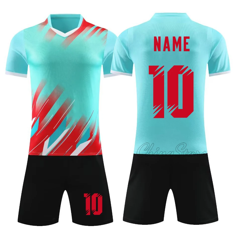 Volwassen Kind Voetbal Jersey Aanpassen Voetbal Uniformen Shirts Mannen Vrouwen Futsal Sportkleding Training Trainingspak Sport Outfit Kleding