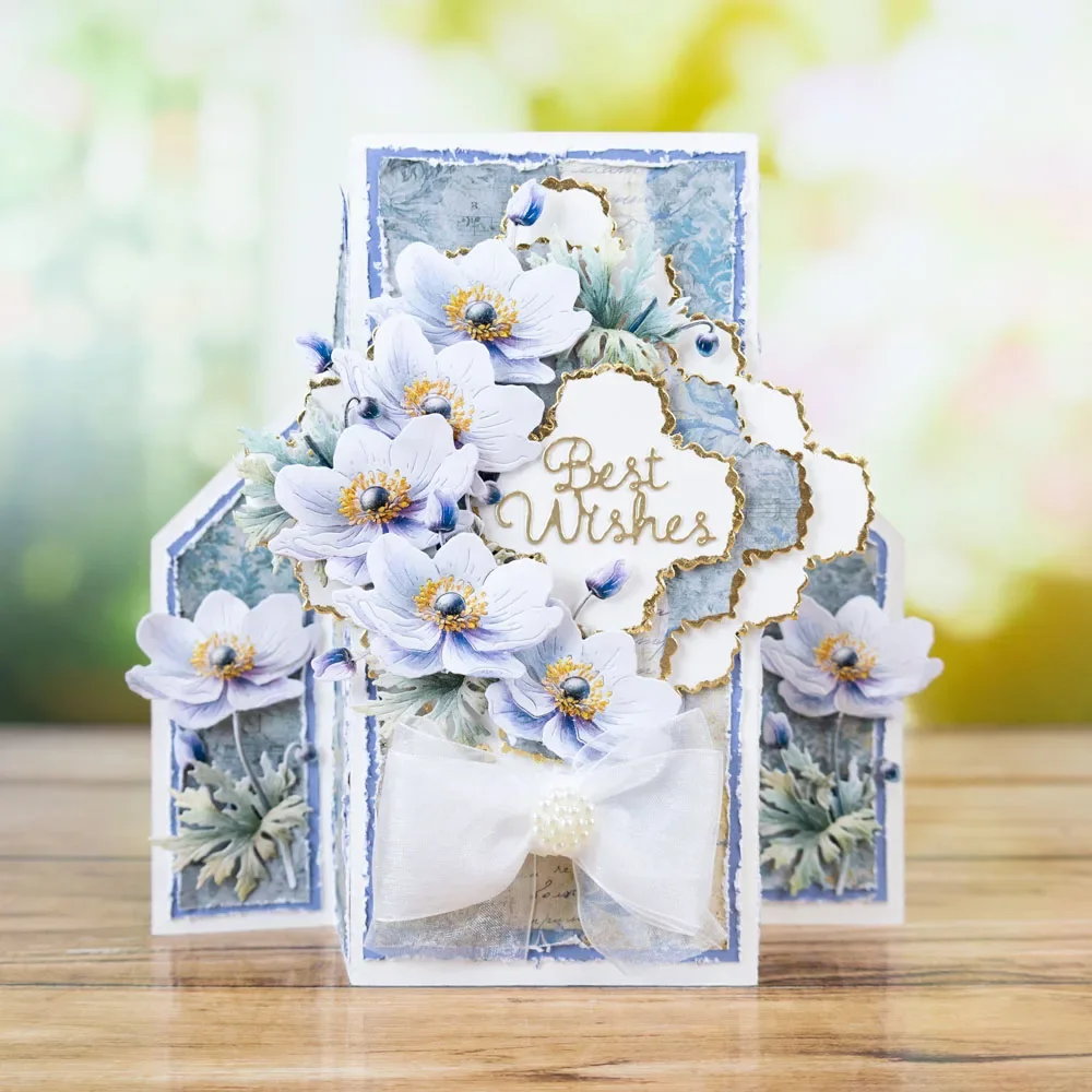 Timeless Lily Stems of Hibiscus Metal Cutting Dies New Arrival 2026 DIY Mold Scrap Booking Paper Making Die Cut Craft Template