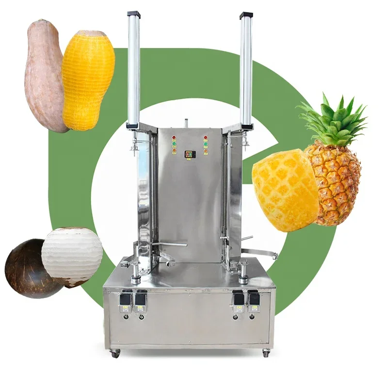 Industrial Watermelon Cocunut White Seed Melon Cantaloupe Grapefruit Pineapple Peeler Peel and Cut Vend Machine