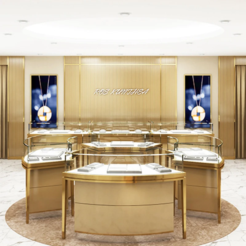 custom,Factory Directly Glass Jewelry Display Cabinet Shop Furniture Jewelry Cabinet Display