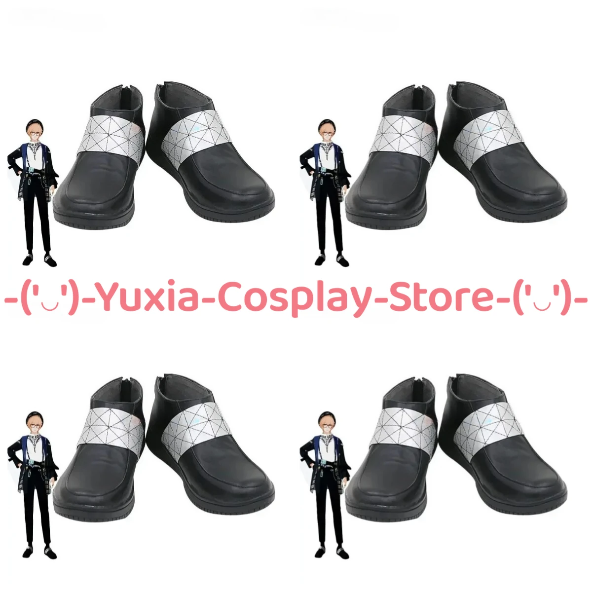 Yuxiacosplay! Punishing Gray Raven Ivy Cosplay Shoes Anime Game Character Prop PU Leather Boots Halloween Carnival Party Costume