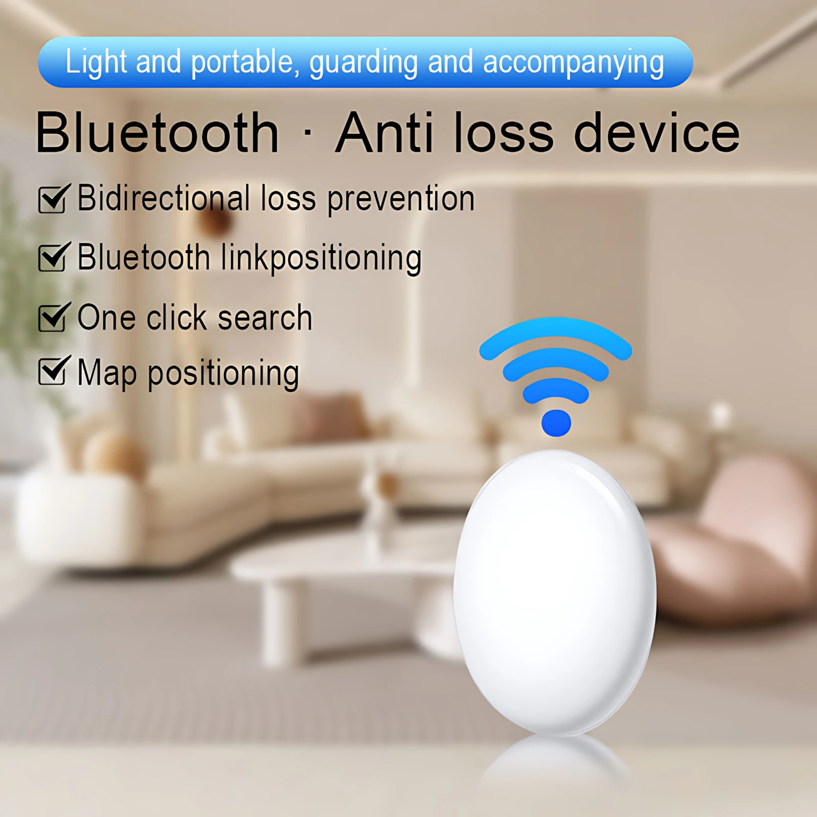Smart Finder isearching Find My Device GPS-Tracker Smart Tag Bluetooth Search Locator Tracking Finder Global Positioning Anti-Lo