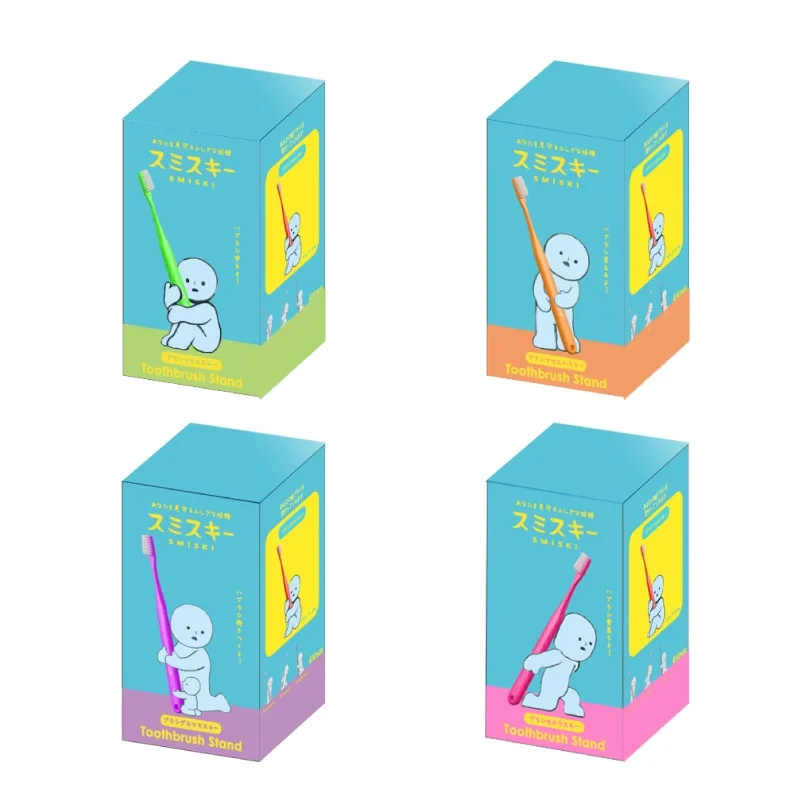 Smiski-modelo de muñeca luminosa, caja ciega, adorno, soporte para cepillos de dientes, almacenamiento, esquina bonita, Jun Elf, coleccionismo, regalos de cumpleaños, Juguetes